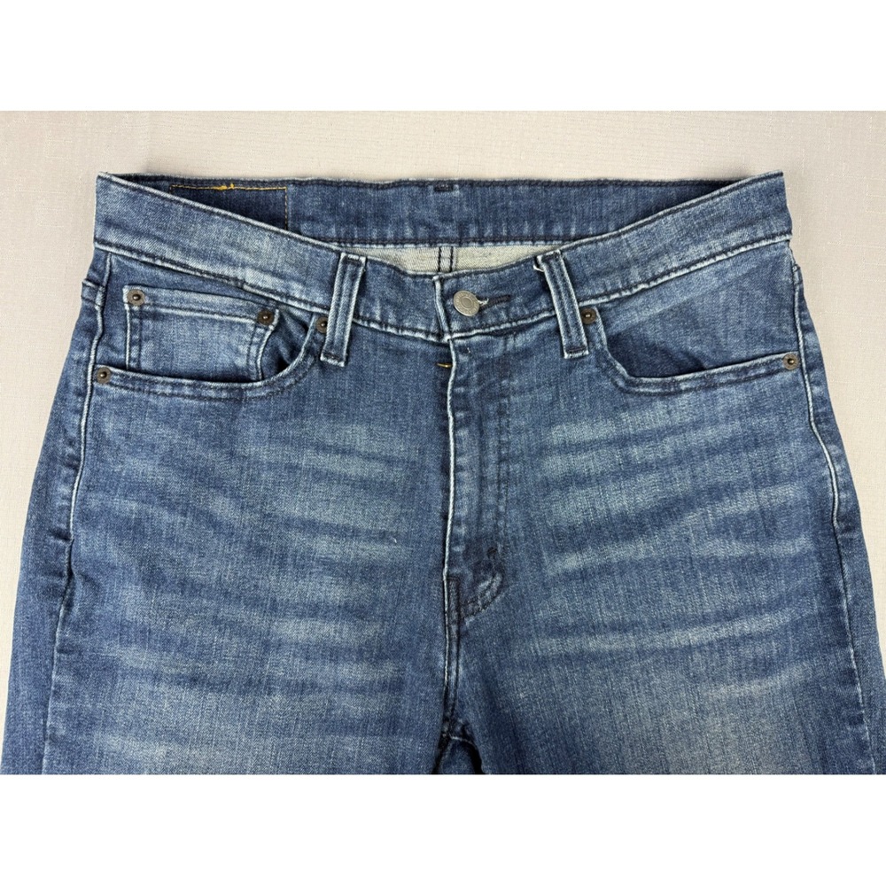 Levis 541 Athletic Taper Jeans Mens 33x34 Blue Medium Wash Stretch 18181-0216 - Picture 2 of 12